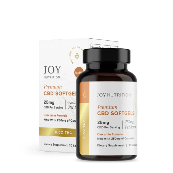 750mg CBD Softgels with Curcumin