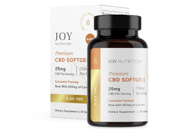 750mg CBD Softgels with Curcumin